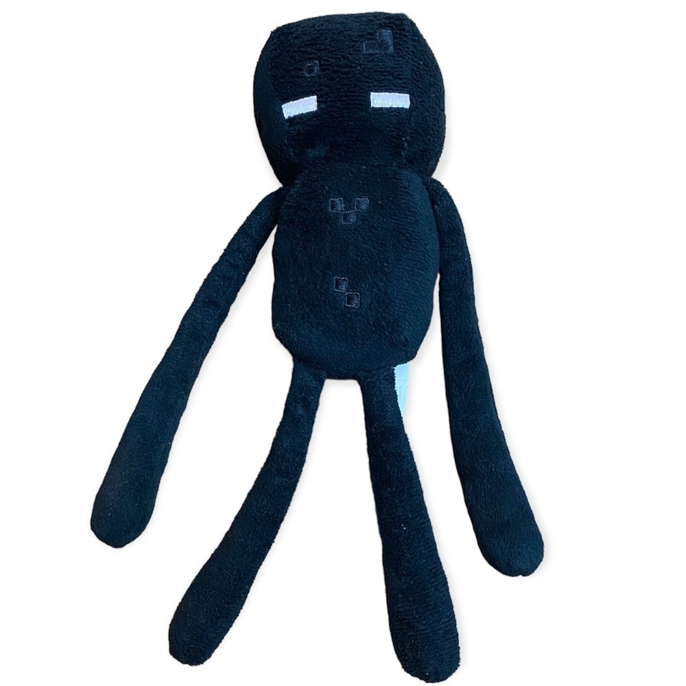 Minecraft Enderman Black Plush Collectible Toy by Mojang 10 inches.